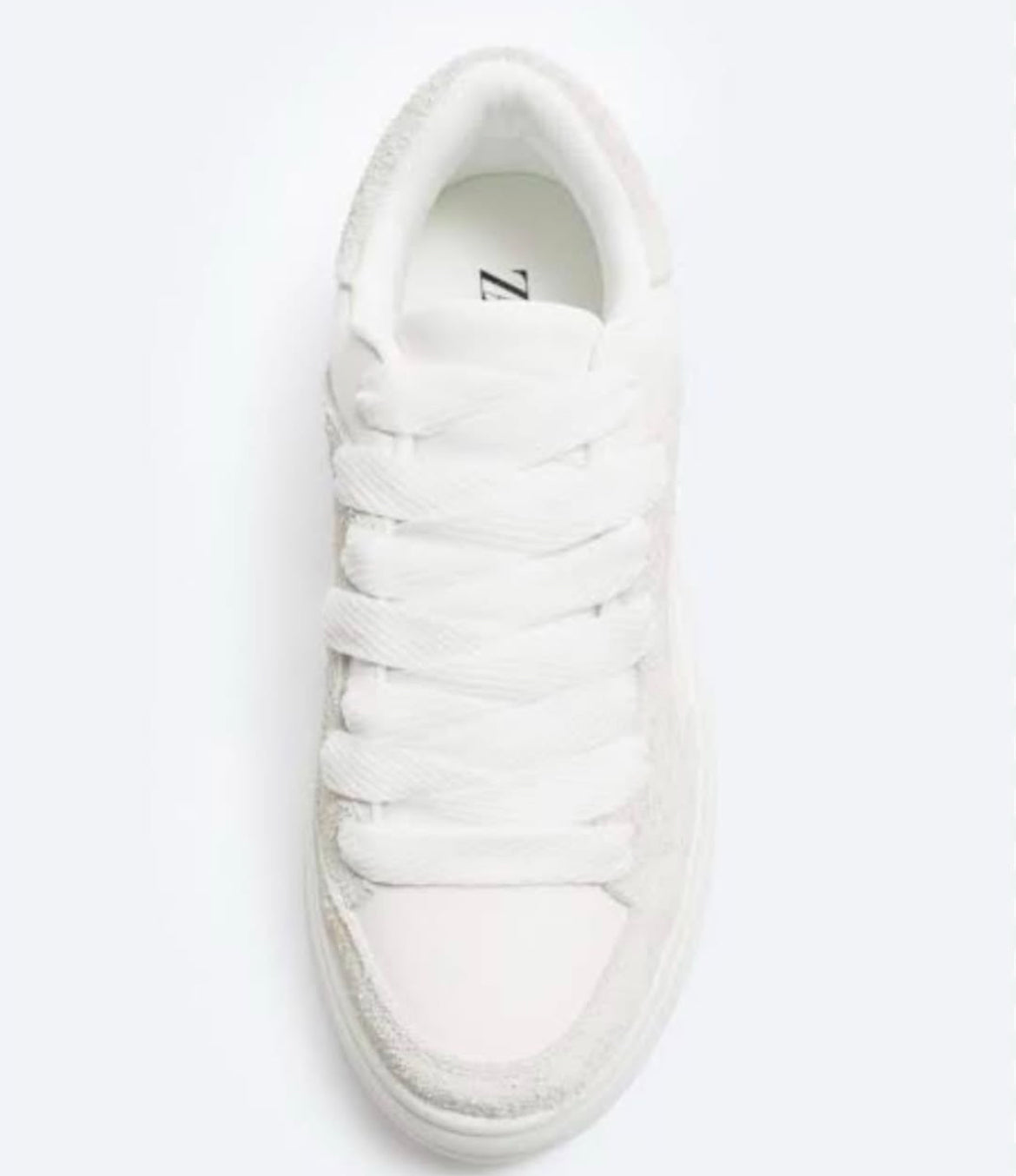 Chunky Leather Sneakers Zara