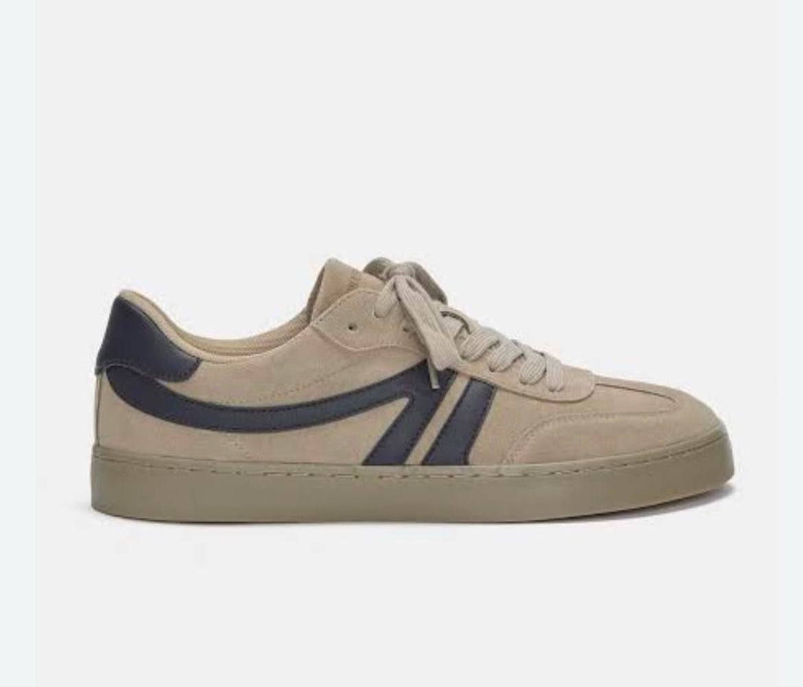 CASUAL LEATHER TRAINERS  ZARA